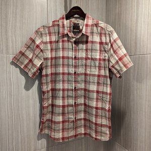 Prana Slim Fit Short Sleeve Shirt - Striped Pattern